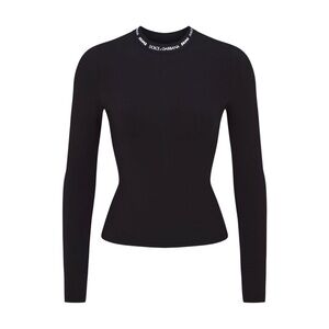 Dolce&Gabbana x SKIMS- Cotton Jersey Long Sleeve T-shirt